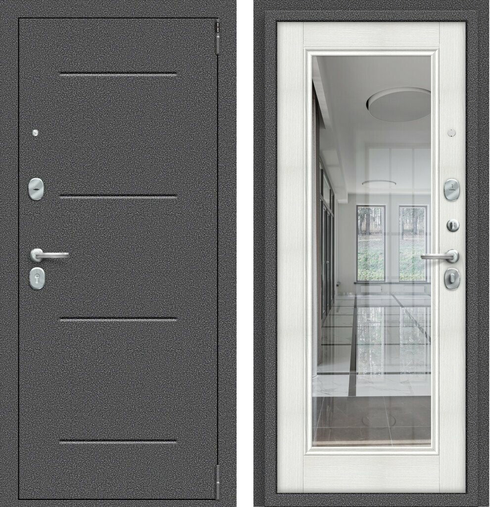 Porta R 104.П61 Антик Серебро/Cappuccino Veralinga Porta R 104.П61 Антик Серебро/Bianco Veralinga