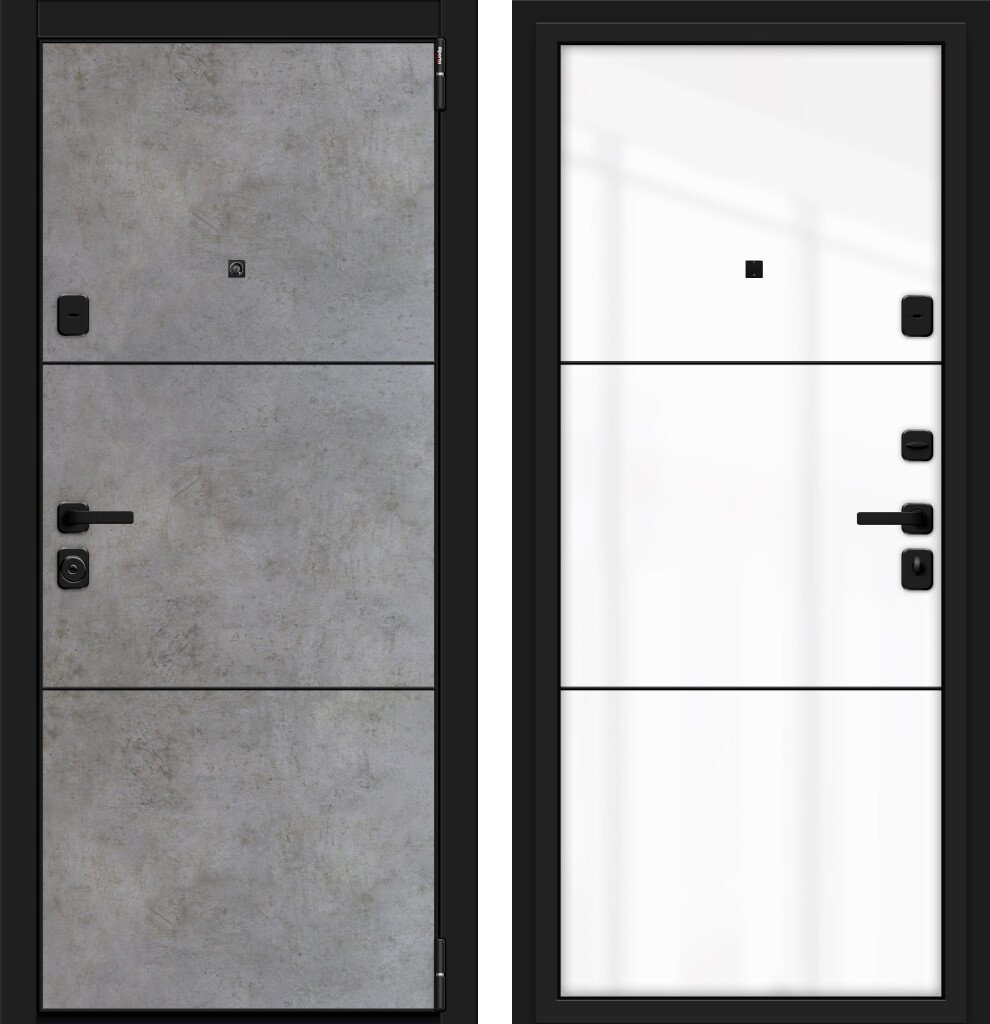 Porta M 15.15 Grey Art/Snow Art Porta M П50.П50 (AB-4) Dark Concrete/Angel