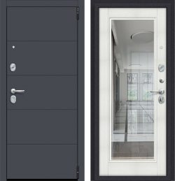 Porta R 4.П61 Graphite Pro/Bianco Veralinga